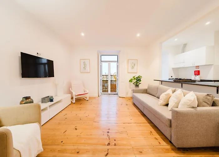 Apartment Downtown Penthouse Duplex 3 Bath 14 Guests Lisbon